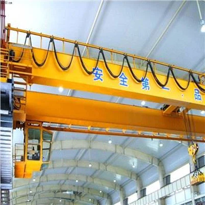 Top Rail Berjalan Di Atas Kepala Crane 15 Ton